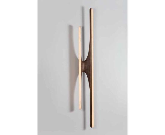 Настенный светильник Markus Haase Carved Wood and Onyx Sculptural Sconce, фото 5