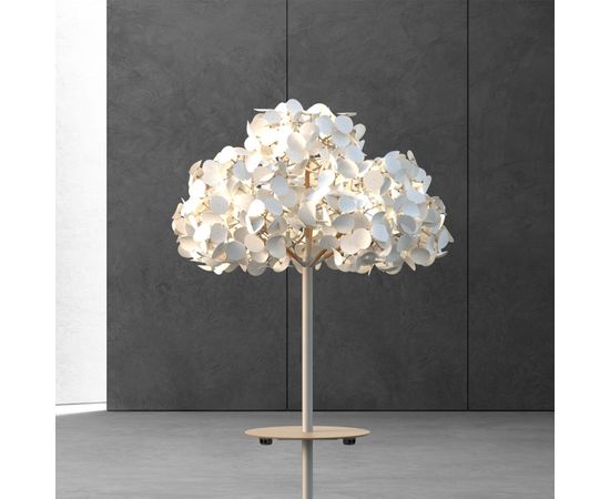 Напольный светильник Green Furniture Concept Leaf Lamp Metal Tree M w Table, фото 4