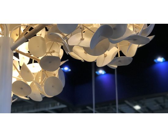 Напольный светильник Green Furniture Concept Leaf Lamp Metal Tree M w Table, фото 2