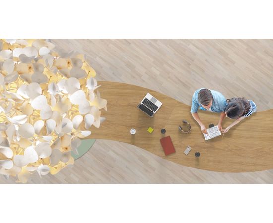 Напольный светильник Green Furniture Concept Leaf Lamp Metal Tree M w Table, фото 6