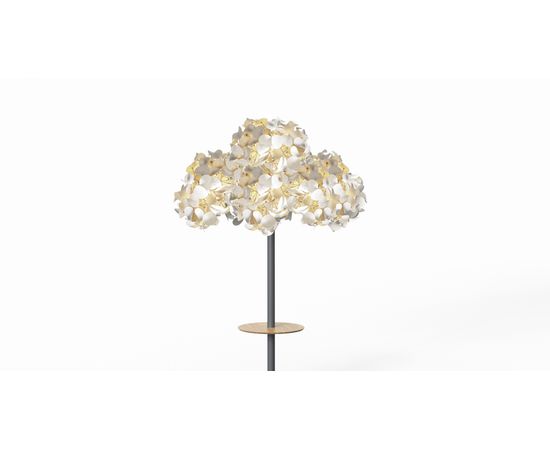 Напольный светильник Green Furniture Concept Leaf Lamp Metal Tree M w Table, фото 11