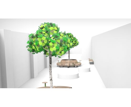Напольный светильник Green Furniture Concept Leaf Lamp Tree S, фото 6