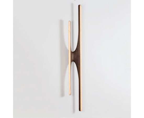 Настенный светильник Markus Haase Carved Wood and Onyx Sculptural Sconce, фото 1