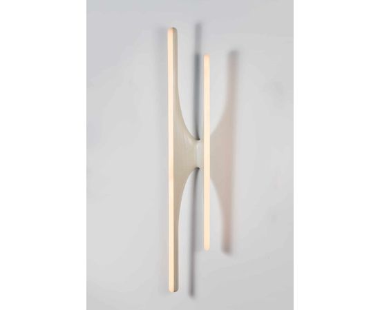 Настенный светильник Markus Haase Carved Wood and Onyx Sculptural Sconce, фото 2