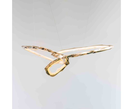 Подвесной светильник Markus Haase Bronze and Onyx Circlet Chandelier III, фото 6