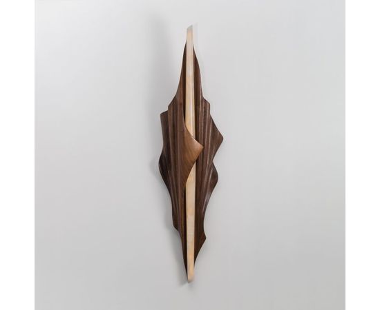 Настенный светильник Markus Haase Black Walnut Single Wrapped Sconce, фото 1