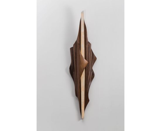 Настенный светильник Markus Haase Black Walnut Single Wrapped Sconce, фото 5