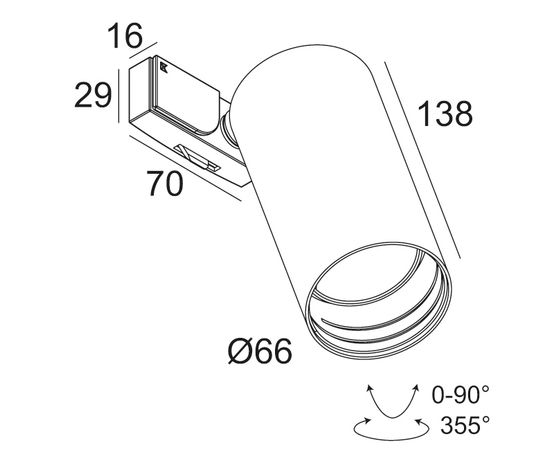 Трековый светильник Delta Light SUPERLOOP-SPY 66 92718 MDL, фото 3