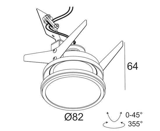 Полу-встраиваемый светильник Delta Light HALOSCAN ST HP 92714, фото 5