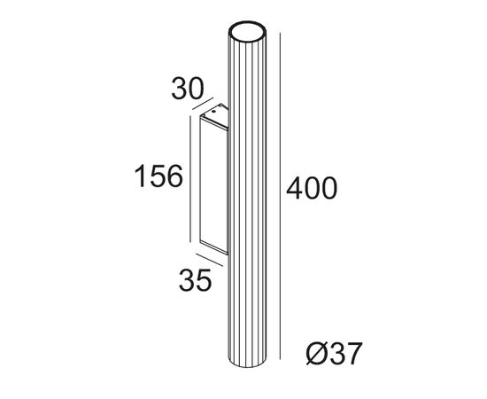 Настенный светильник Delta Light HEDRA 39 W 40 DOWN-UP, фото 7