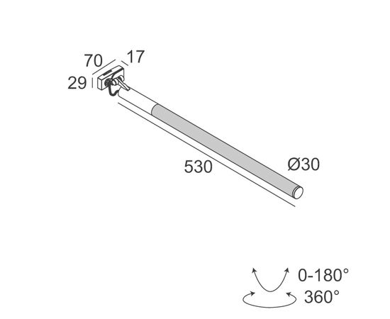 Трековый светильник Delta Light SUPERLOOP-XY180 930 MDL, фото 3