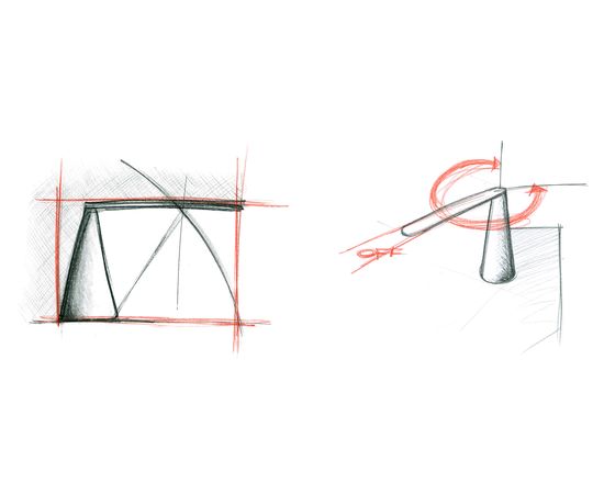 Настольная лампа Martinelli Luce 807 elica, фото 3