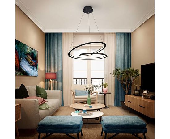 Подвесной светильник SCHULLER Looping Ø60, фото 2