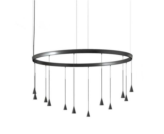 Подвесной светильник BOVER Skybell Circle S/12L/40, фото 1