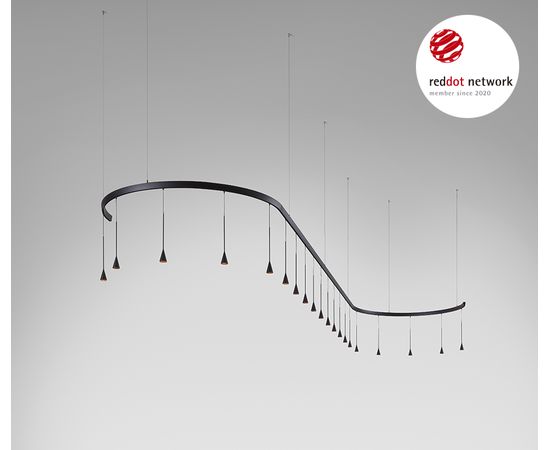 Подвесной светильник BOVER Skybell Modular S/20L/40, фото 1