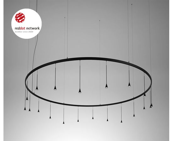 Подвесной светильник BOVER Skybell Circle S/12L/40, фото 8