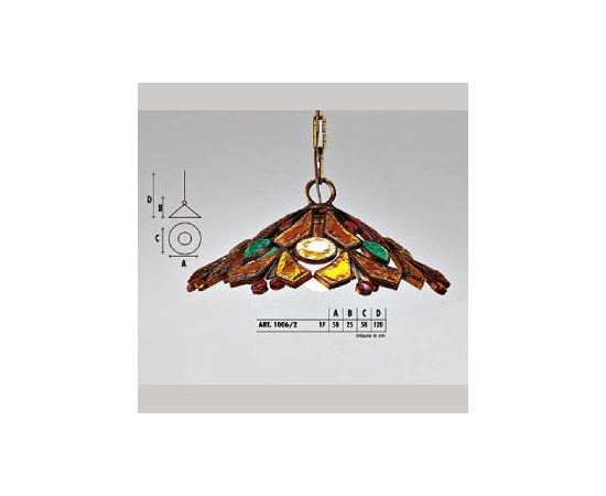 Подвесной светильник  Longobard TOKYO 1006/2 1F, фото 1