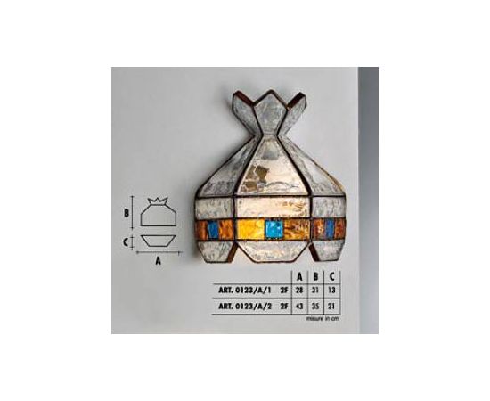 Настенный светильник  Longobard 0123/A/1 2F, фото 1