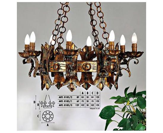 Подвесной светильник  Longobard GRANADA 0185/1 6F, фото 1