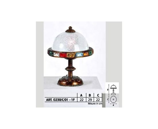 Настольный светильник  Longobard 0230/С/01 1F, фото 1
