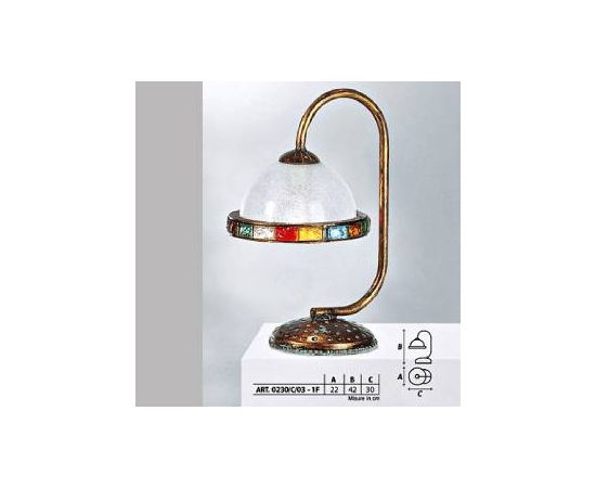 Настольный светильник  Longobard 0230/С/03 1F, фото 1