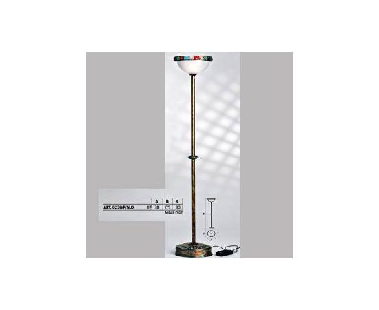 Напольный светильник  Longobard 0230/P/ALO 1F, фото 1