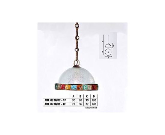 Подвесной светильник  Longobard 0230/01 1F, фото 1