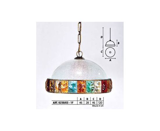 Подвесной светильник  Longobard 0230/01 1F, фото 2