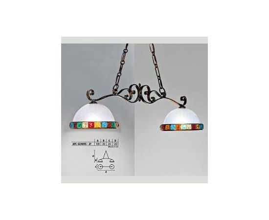 Подвесной светильник  Longobard 0230/05 2F, фото 1