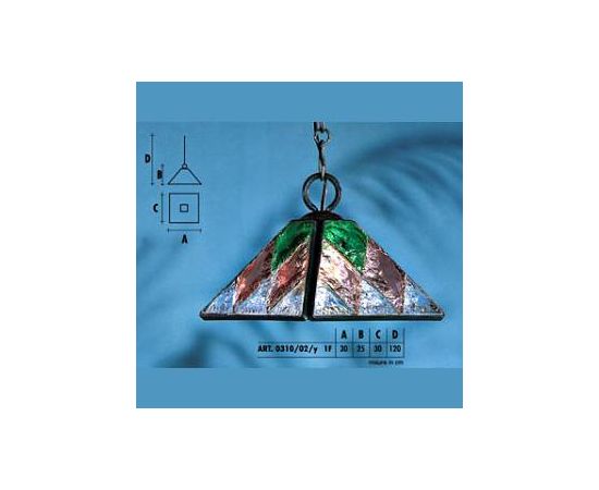 Подвесной светильник  Longobard ERREBI 0310/01/y 1F, фото 2