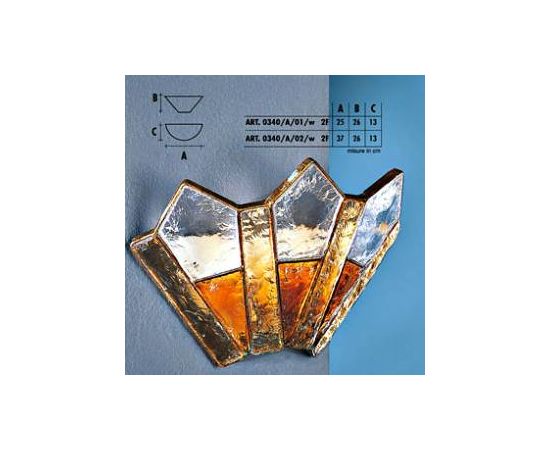 Настенный светильник  Longobard ERREBI 0340/A/01/w 2F, фото 1