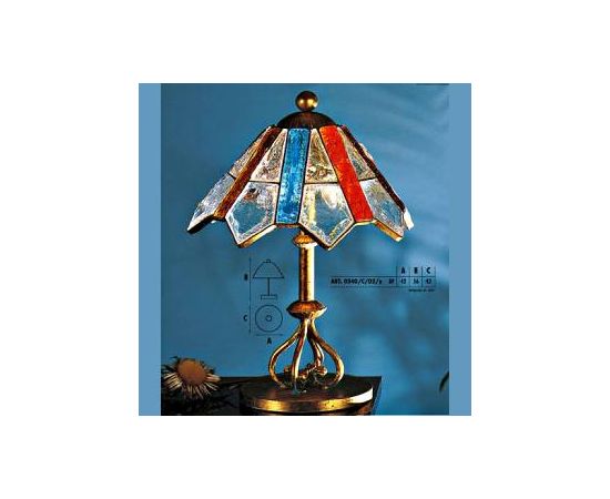 Настольный светильник  Longobard ERREBI 0340/С/02/x 3F, фото 1