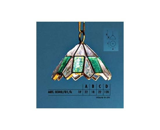 Подвесной светильник  Longobard ERREBI 0340/01/k 1F, фото 1