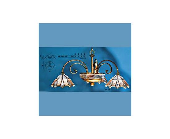 Подвесной светильник  Longobard ERREBI 0340/03/y 3+3F, фото 1