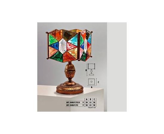 Настольный светильник  Longobard 0480/С/01 1F, фото 2