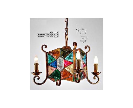 Подвесной светильник  Longobard 0480/06 1+4F, фото 1