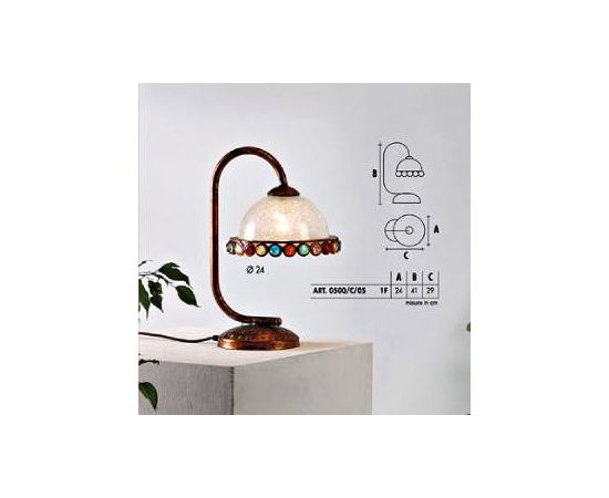 Настольный светильник  Longobard 0500/С/05 1F, фото 1