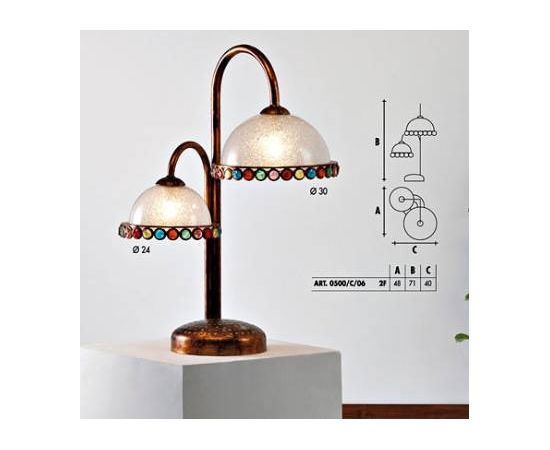 Настольный светильник  Longobard 0500/С/06 2F, фото 1