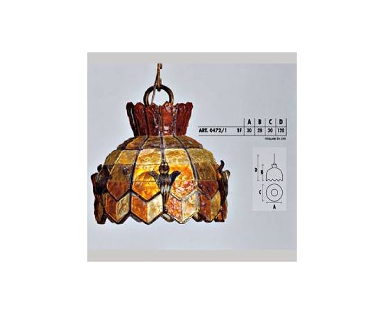 Подвесной светильник  Longobard 1234 0472/1 1F, фото 1