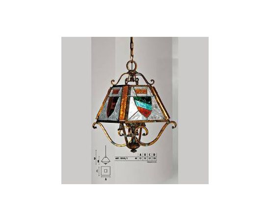 Подвесной светильник  Longobard 2010/1 4F, фото 1