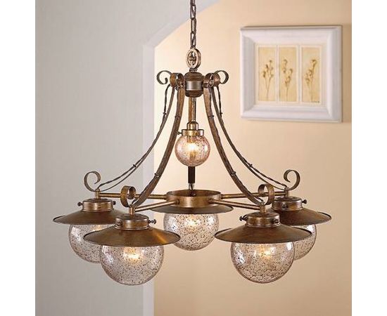 Подвесной светильник Lustrarte Rustico Aranha Mod.242, фото 5