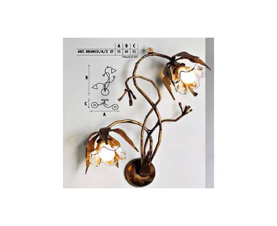 Настенный светильник  Longobard BRANCO/A/1 1F, фото 2