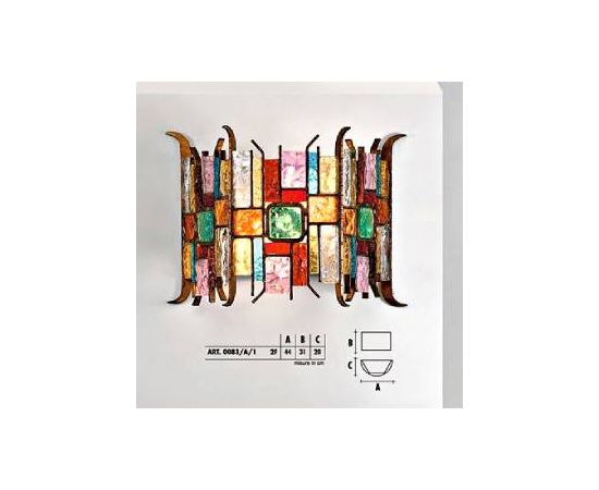 Настенный светильник  Longobard DALY 0083/А/1 2F, фото 1