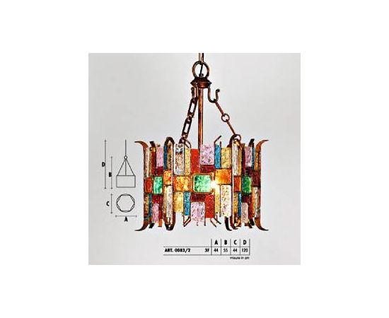 Подвесной светильник  Longobard DALY 0083/1 1F, фото 2