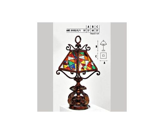 Настольный светильник  Longobard DALY 0103/С/1 1F, фото 1