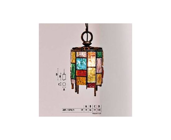 Подвесной светильник  Longobard DALY 1273/1 1F, фото 1