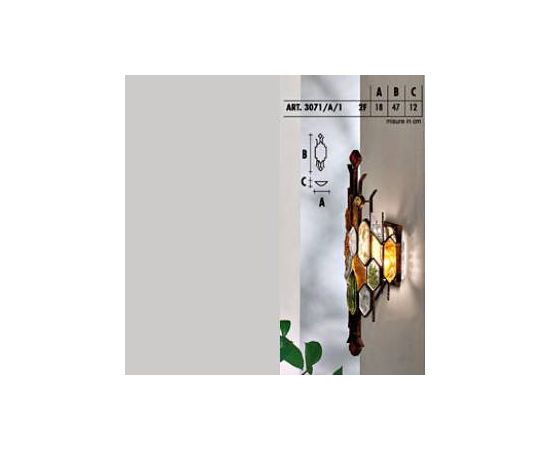 Настенный светильник  Longobard DALY 3071/A/1 2F, фото 3