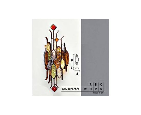 Настенный светильник  Longobard DALY 3071/A/1 2F, фото 1