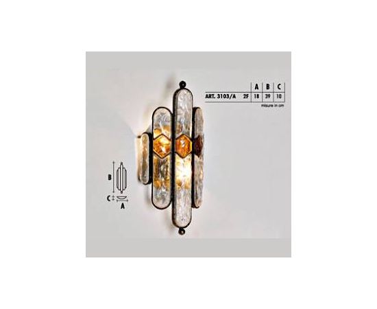 Настенный светильник  Longobard DALY 3103/A 2F, фото 1