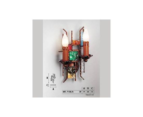 Настенный светильник  Longobard DALY 7128/А 2F, фото 1